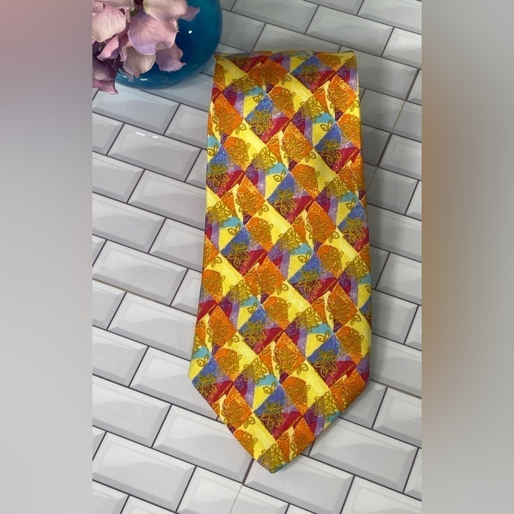 Andre’ Claude Canova GEORGES DUBOEUF Mens Neck Tie One Size Silk Made In France